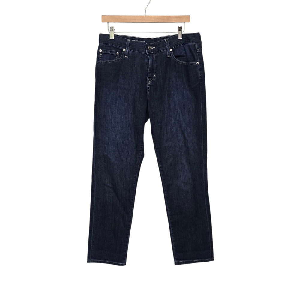 AG Adriano Goldschmied The Ex-Boyfriend Slim Jeans Dark Indigo Slouchy 28R